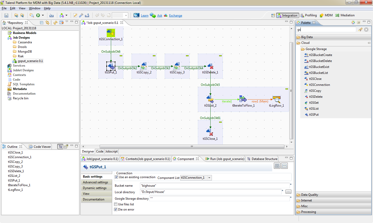 talend screenshot