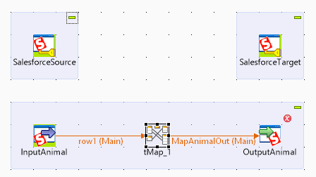 talend input animal map output