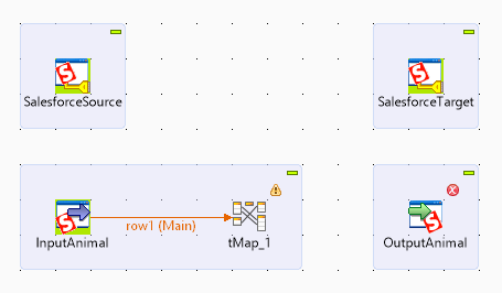 talend input map connect